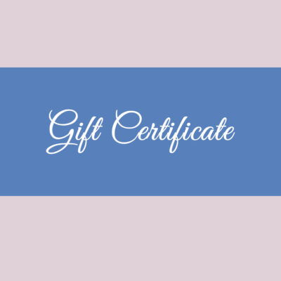 gift certificate