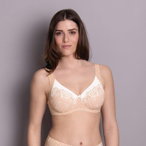 Belvedere nude off white accent mastectomy bra