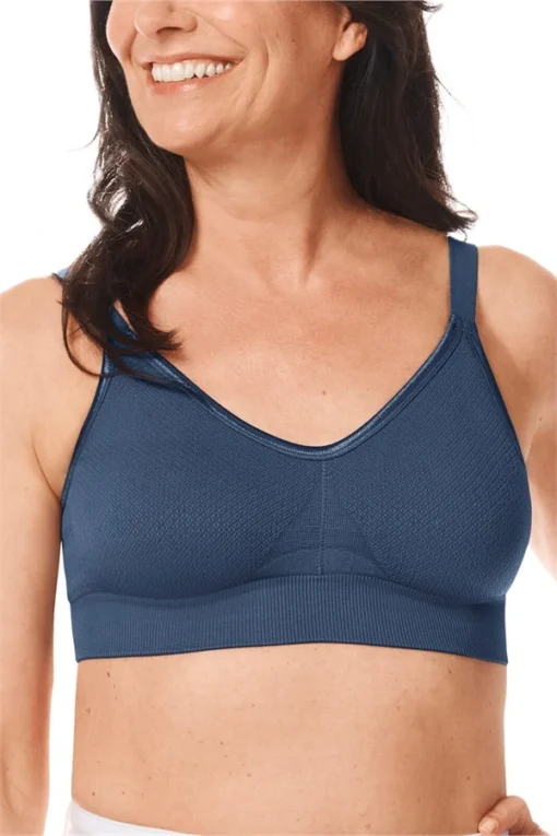 Eliza Wire-Free Bra - indigo blue