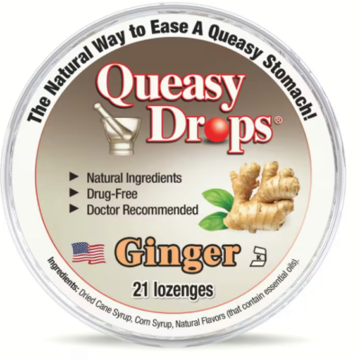 ginger queasy drops