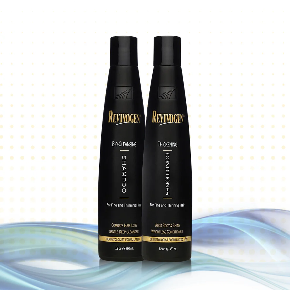 Revivogen hair care for thinning hair